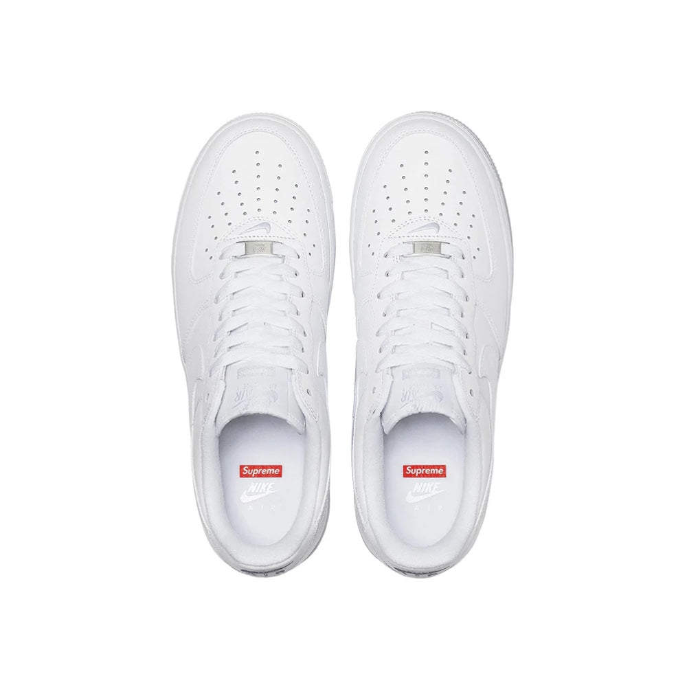Supreme x Nike Air Force 1 Low 'Box Logo - White'